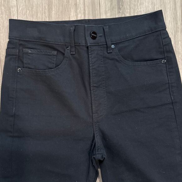 Express Hi Rise Skinny Black Jeans Size 4L - Picture 2 of 9